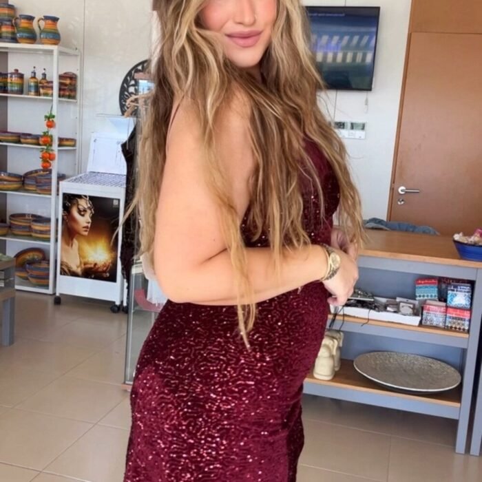 VESTIDO LENTEJUELAS BURDEO