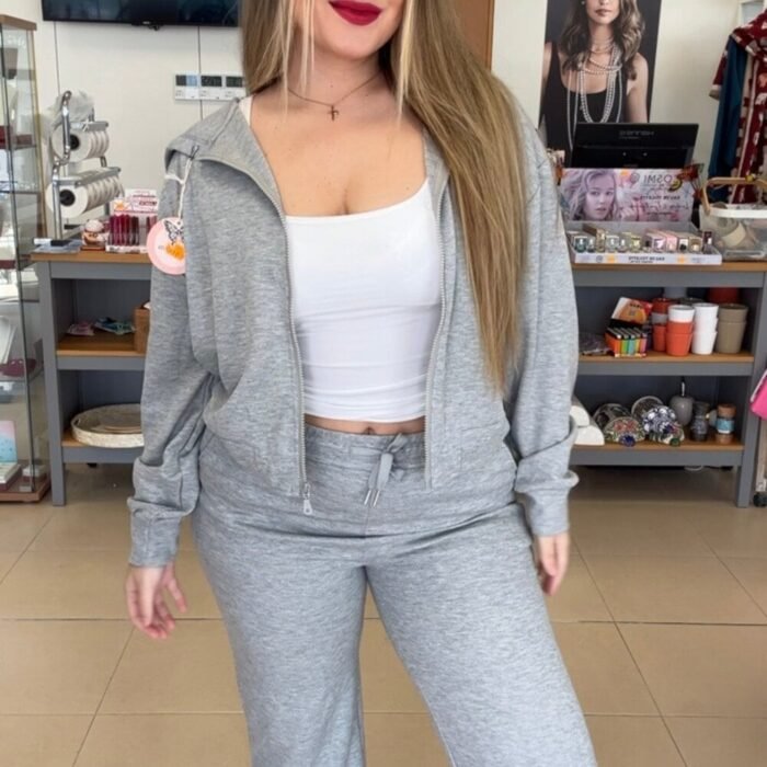 CONJUNTO CHÁNDAL GRIS