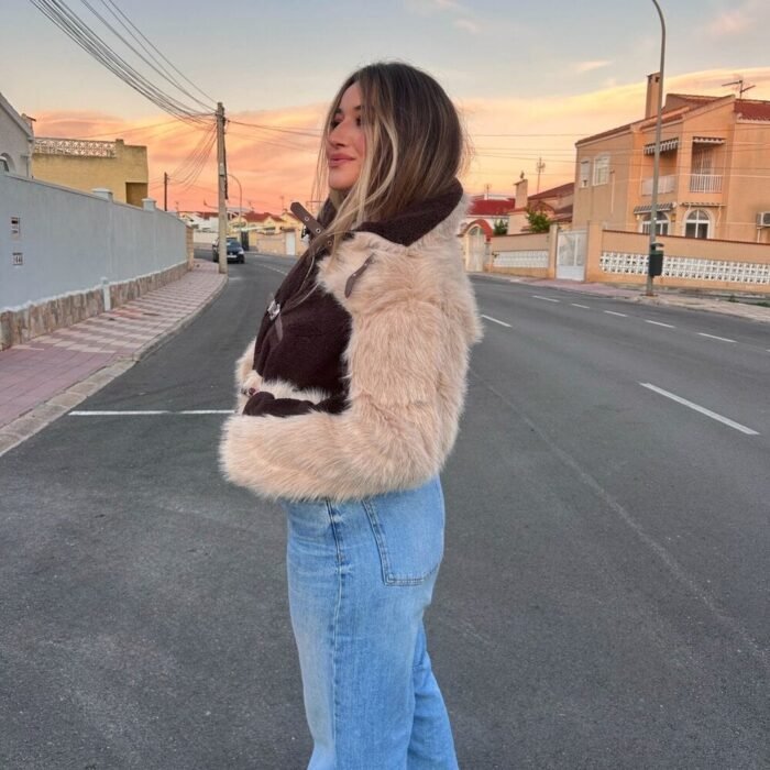 ABRIGO HEBILLA COMBINADO