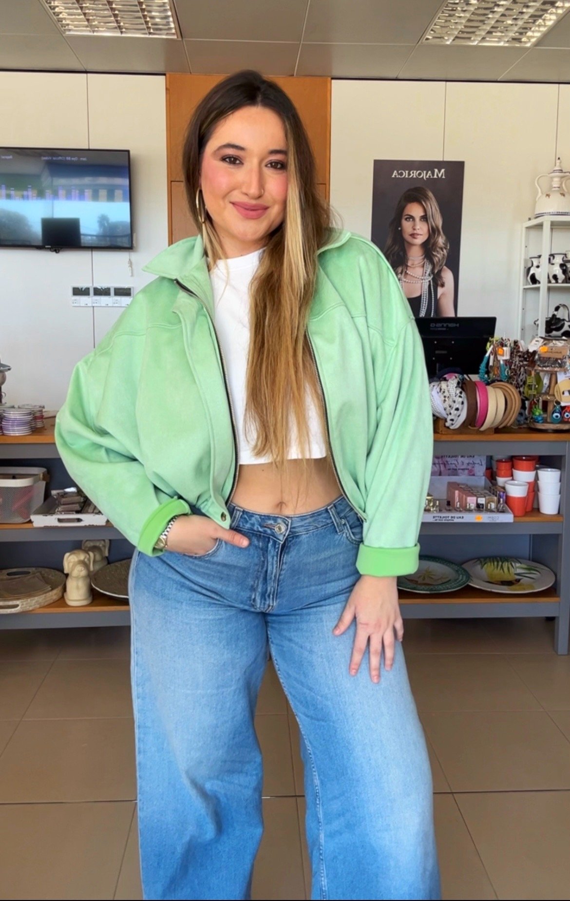 BOMBER VERDE MANZANA