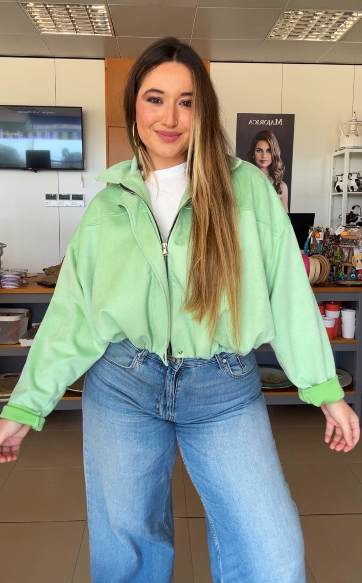 BOMBER VERDE MANZANA