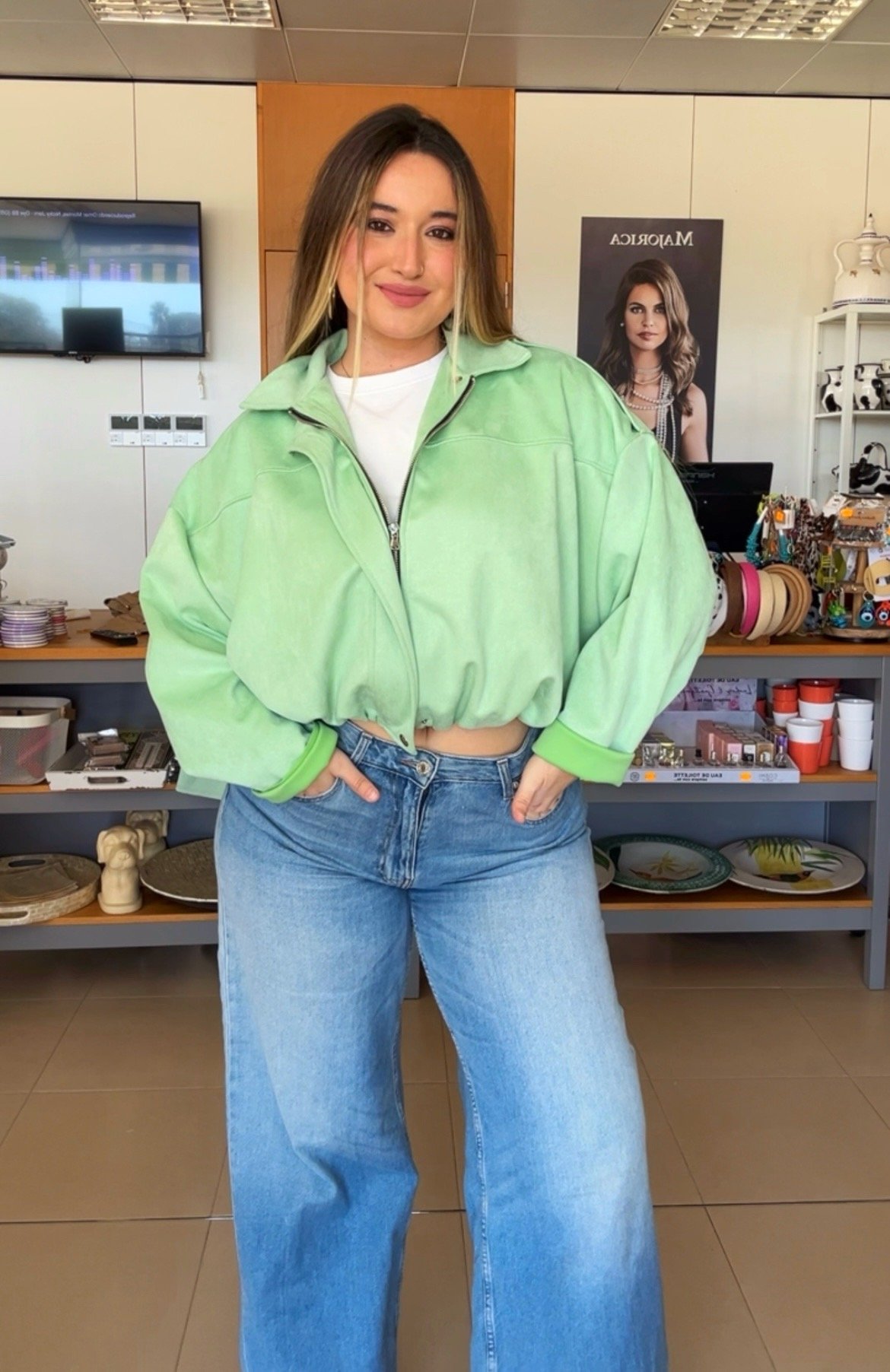 BOMBER VERDE MANZANA