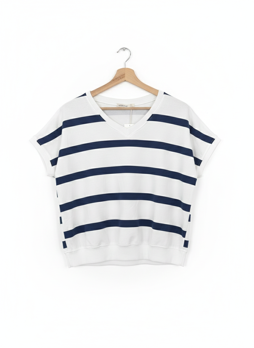 CAMISETA MARINERA AZUL MARINO