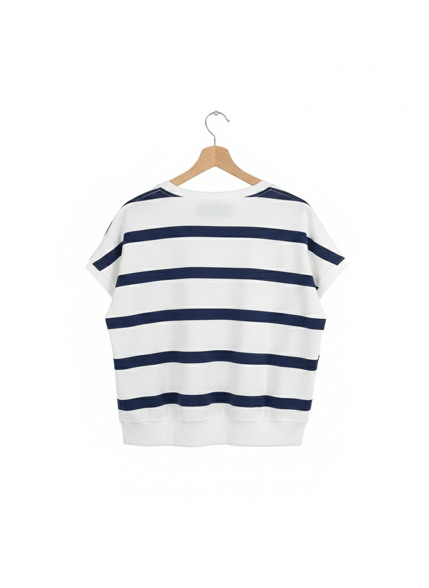 CAMISETA MARINERA AZUL MARINO