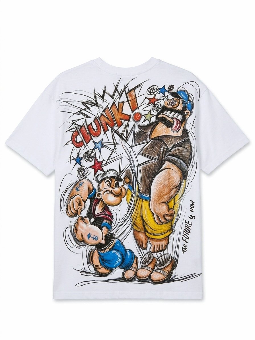 CAMISETA POPEYE BLANCO