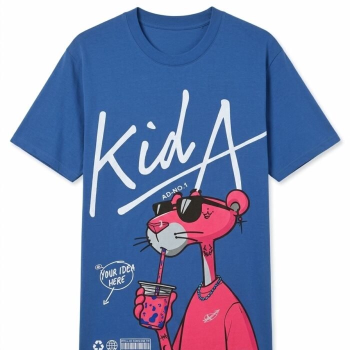 CAMISETA PANTERA AZUL