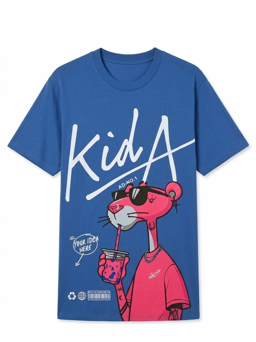 CAMISETA PANTERA AZUL