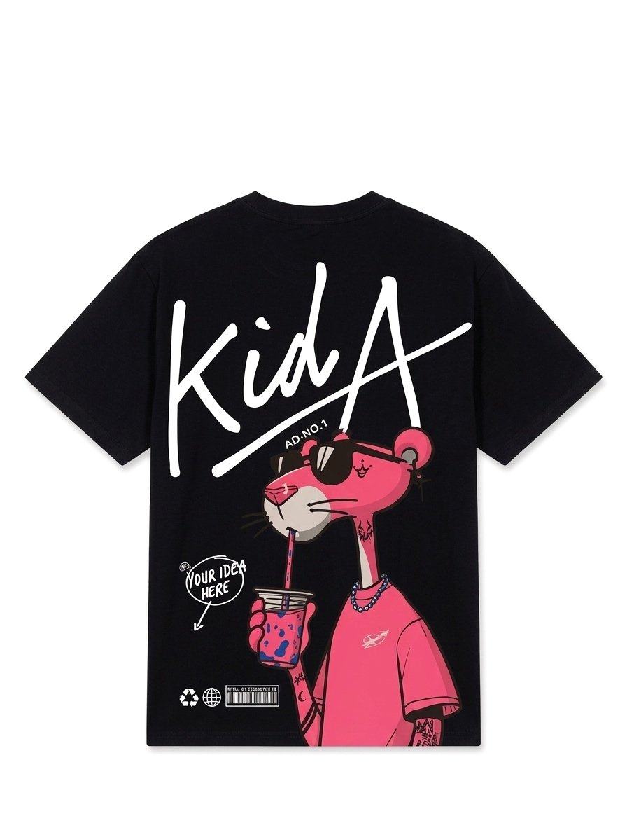 CAMISETA PANTERA NEGRO