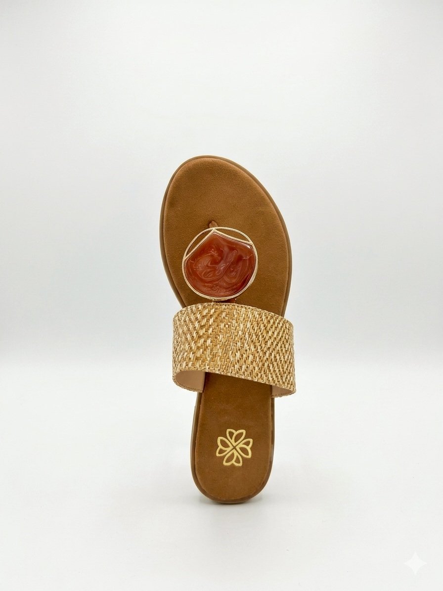 SANDALIA DEDO MARRÓN