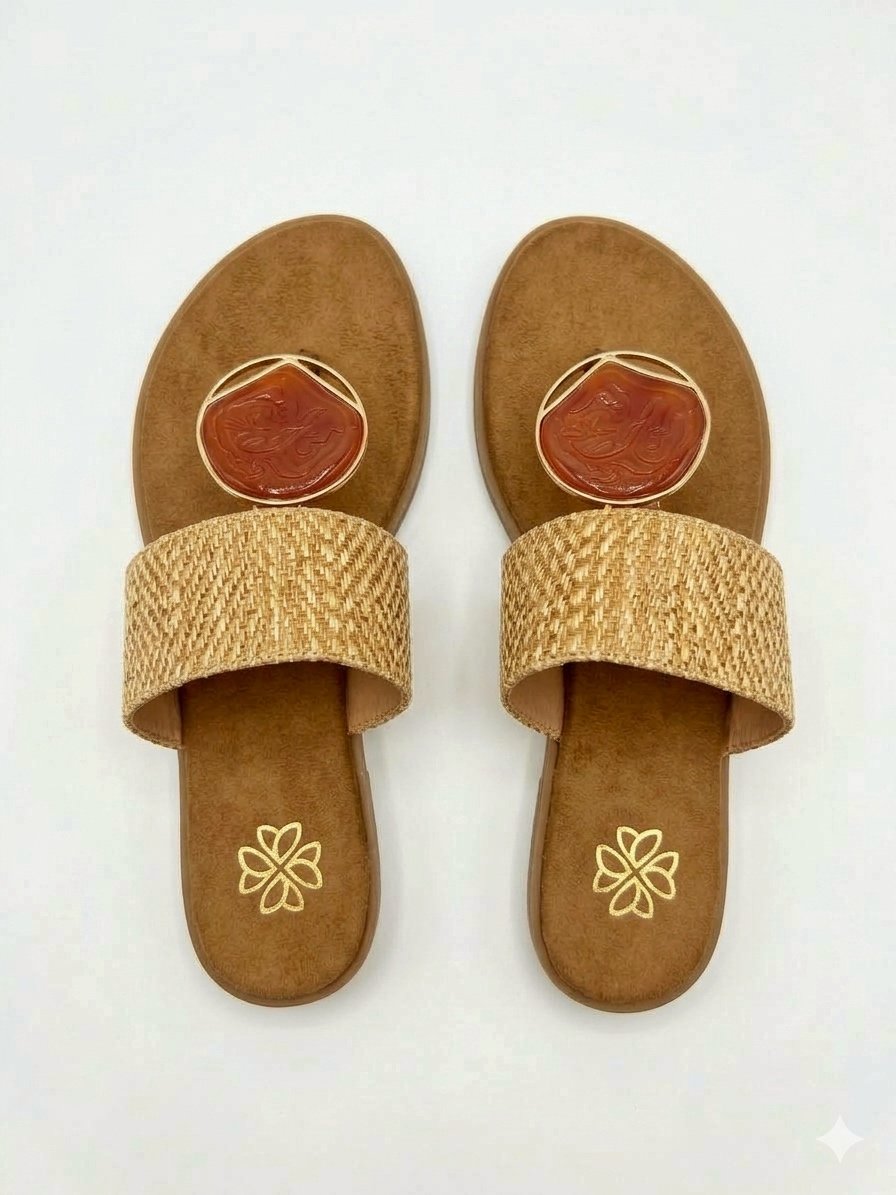 SANDALIA DEDO MARRÓN