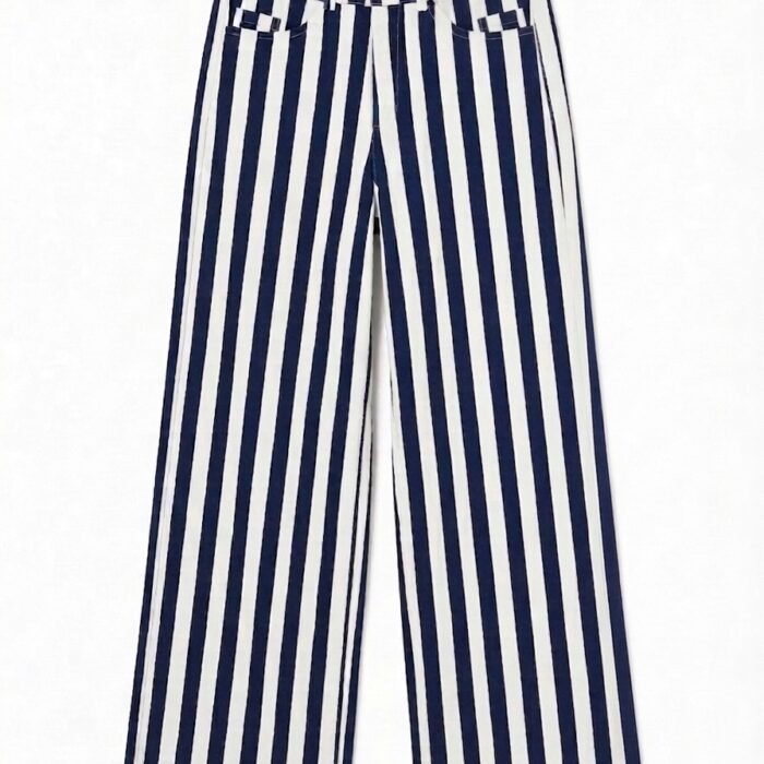 PANTALÓN RAYAS AZUL MARINO