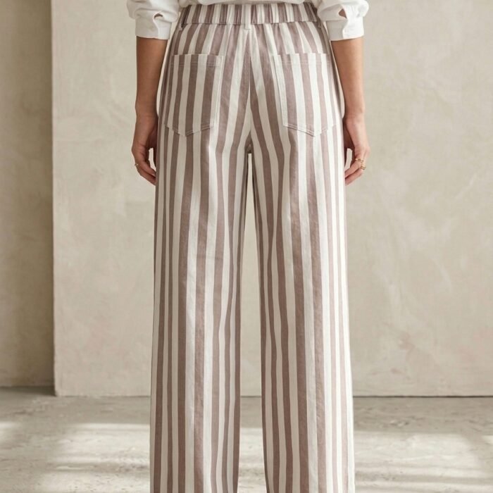 PANTALÓN RAYAS BEIGE