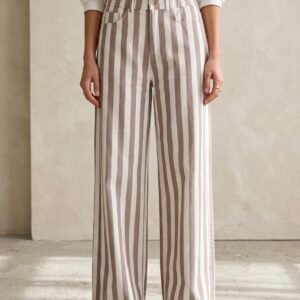 PANTALÓN RAYAS BEIGE