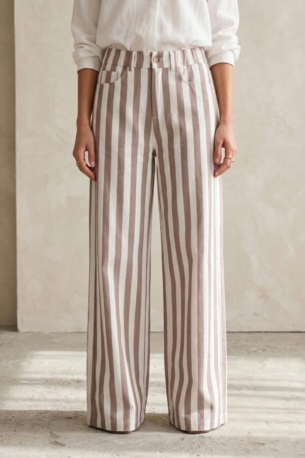 PANTALÓN RAYAS BEIGE