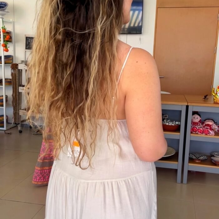 VESTIDO MARINA CRUDO