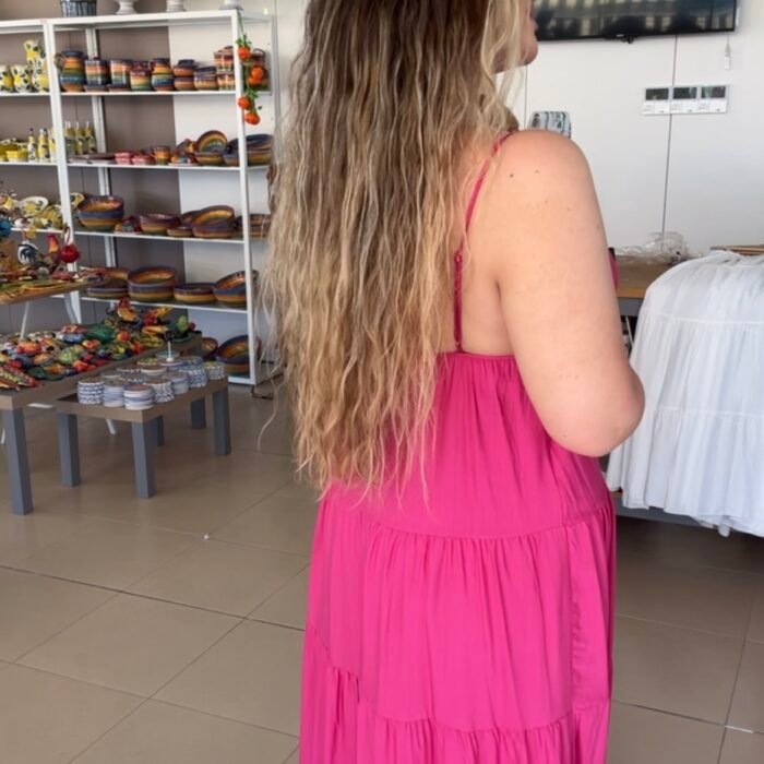 VESTIDO MARTINA FUCSIA