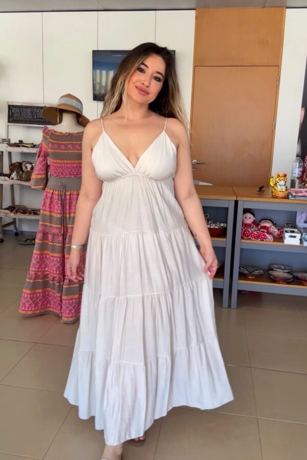 VESTIDO MARINA CRUDO