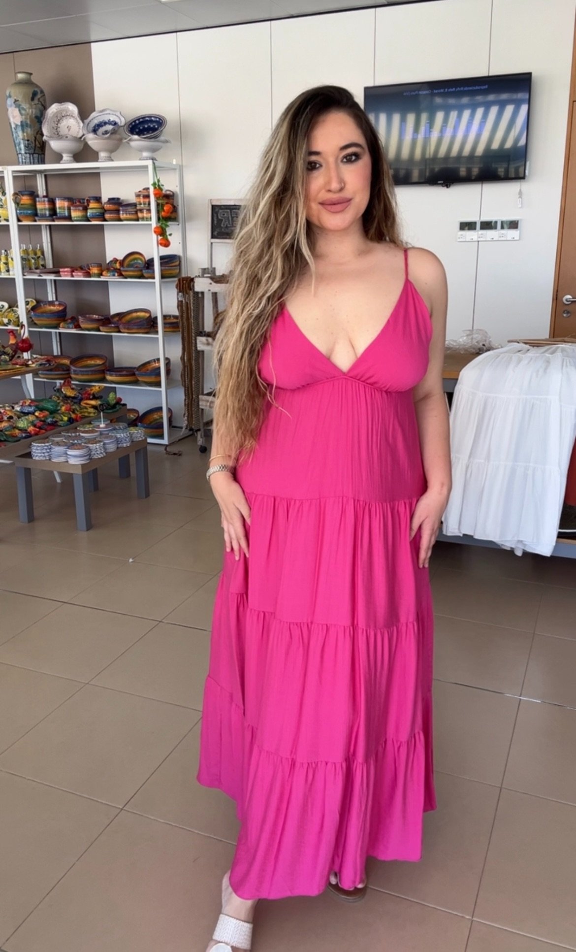 VESTIDO MARTINA FUCSIA