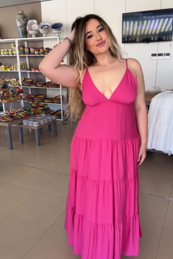 VESTIDO MARTINA FUCSIA