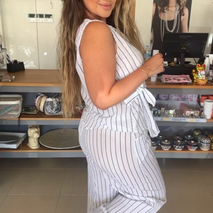 PANTALÓN RAYAS AZUL MARINO