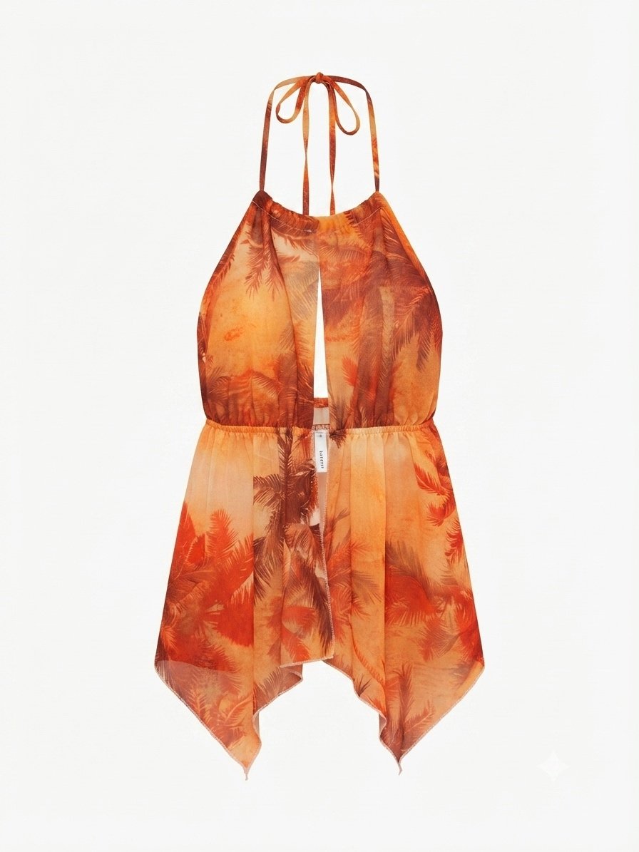 TOP FLORENCIA NARANJA