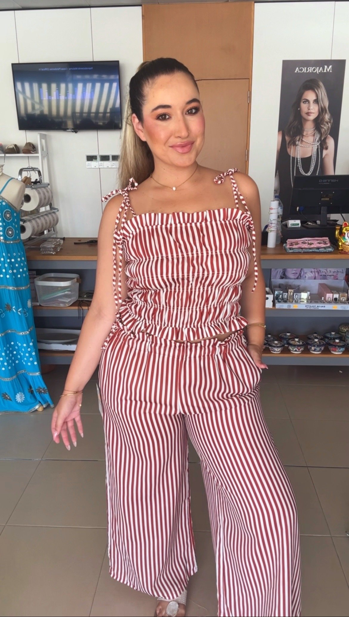CONJUNTO COMBINADO TEJA
