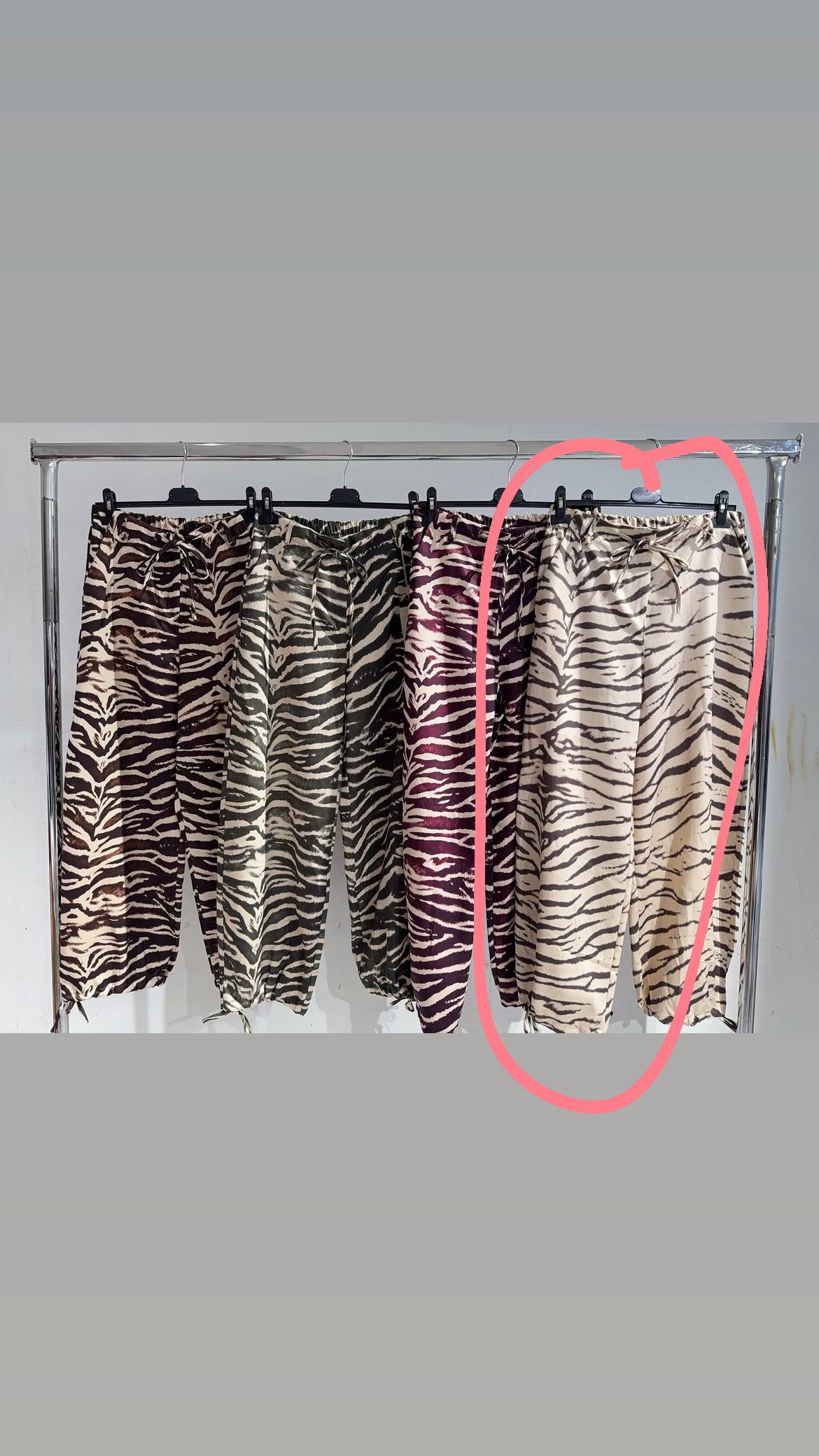 PANTALÓN ZEBRA BLANCO