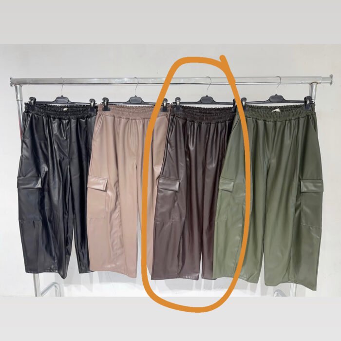 PANTALÓN POLIPIEL MARRÓN