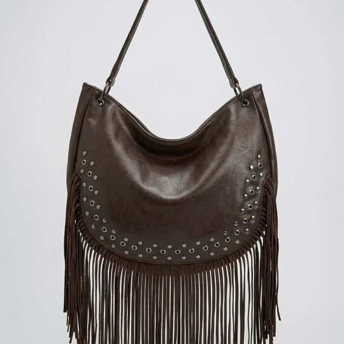 BOLSO FLECOS POLIPIEL CHOC