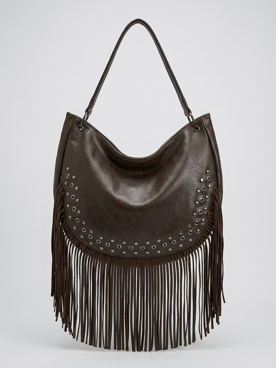 BOLSO FLECOS POLIPIEL CHOC