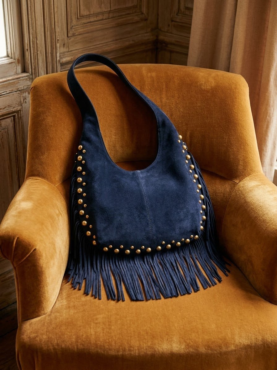 BOLSO FLECOS MARINO