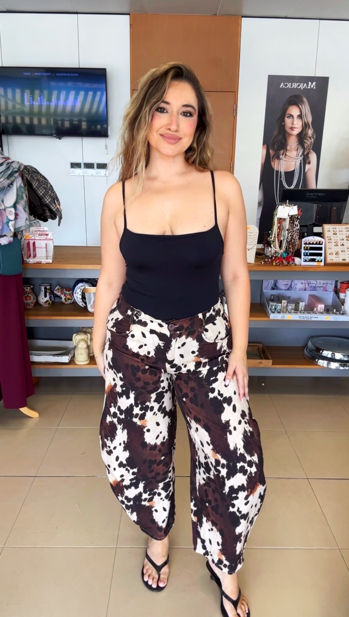 PANTALÓN GLOBO VACA