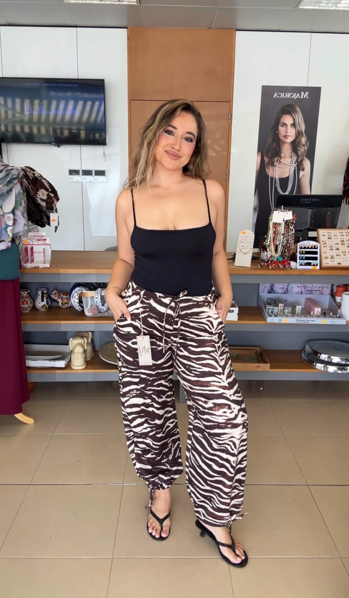 PANTALÓN ZEBRA MARRÓN